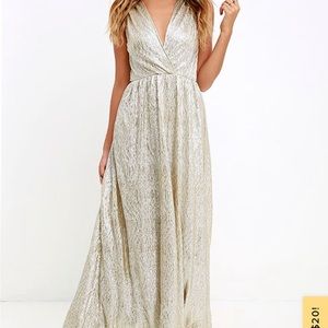 “All that shimmers is gold” Lulu’s Dress